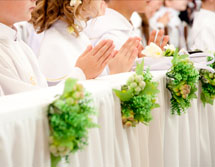 Noleggio attrezzature catering per comunioni