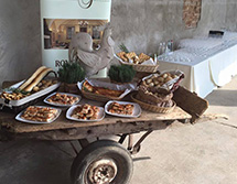 Fornitura Attrezzatura Catering per Matrimonio in trattoria