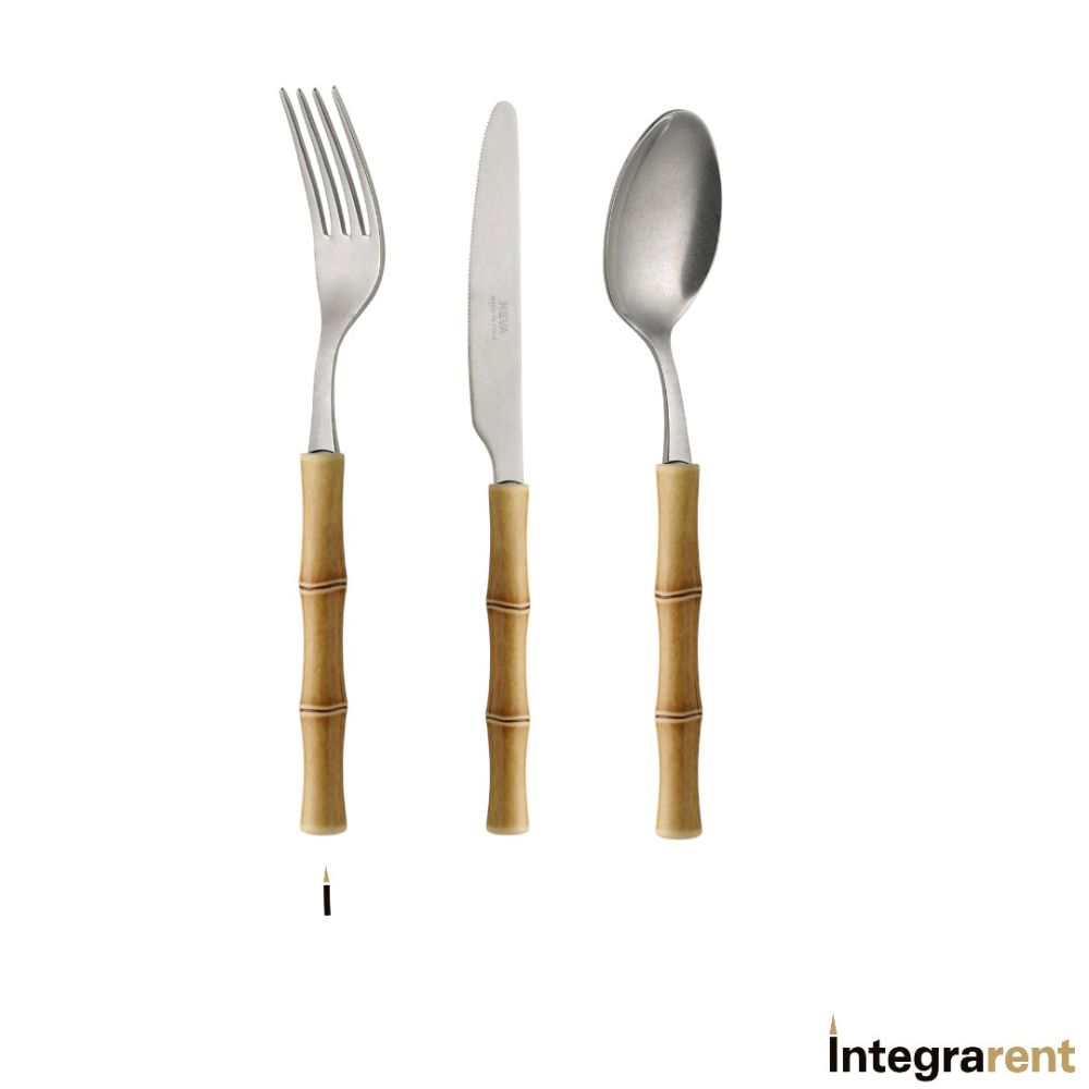 Noleggio Forchetta Tavola Bamboo Vintage Natural 