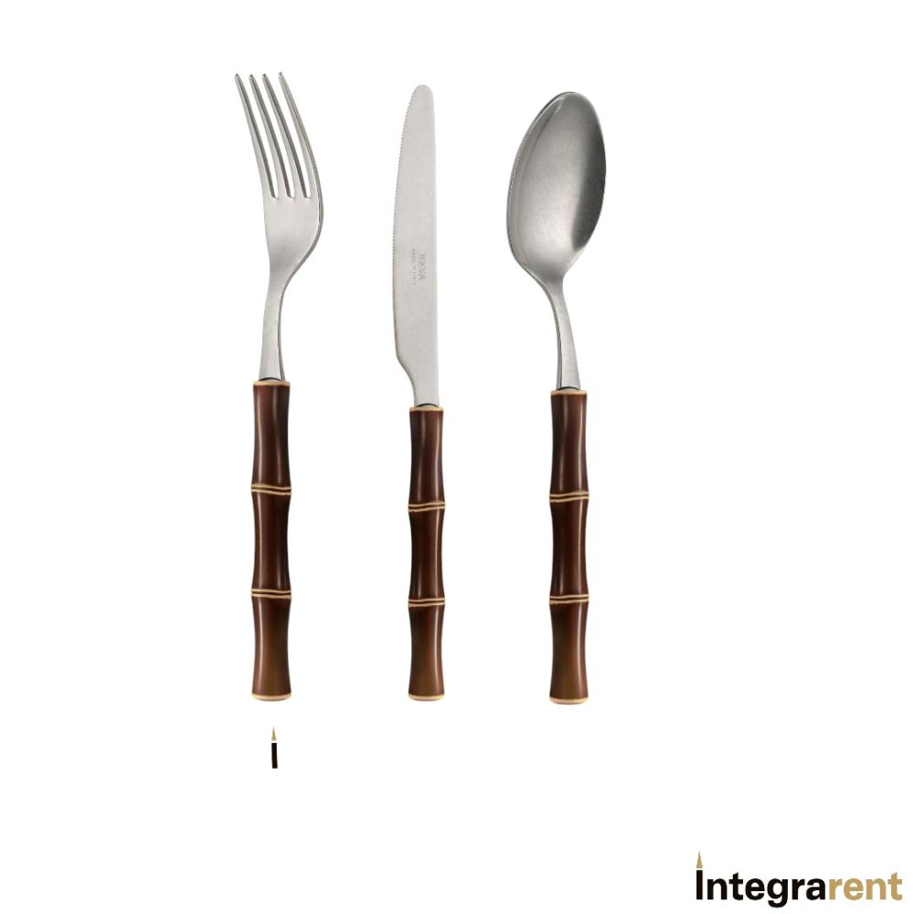Noleggio Forchetta Tavola Bamboo Vintage Brown