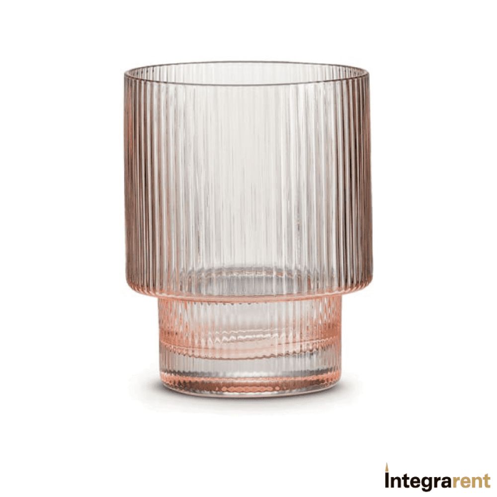 Noleggio Tumbler Vetro Cristallino Infinity Rose cl.32