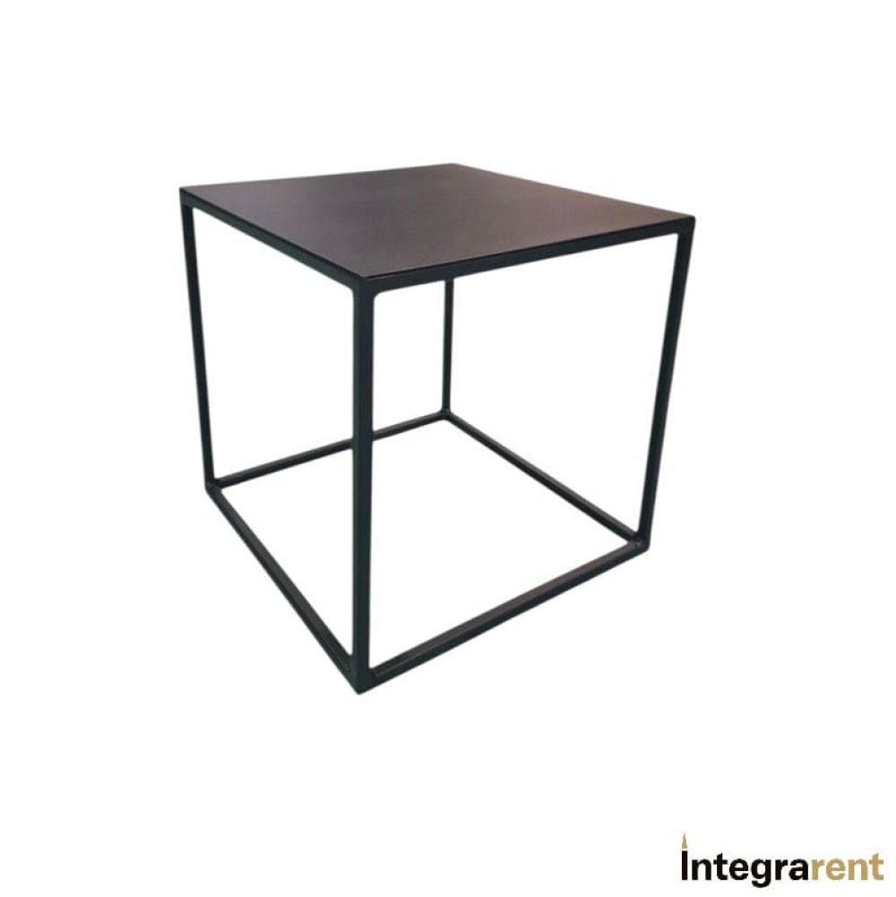 Noleggio Tavolino Industrial Metallo Nero 
