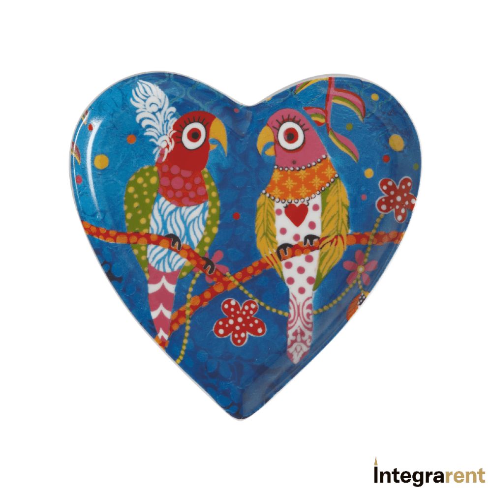 Noleggio Piattino HEARTS Parrots in Love F 