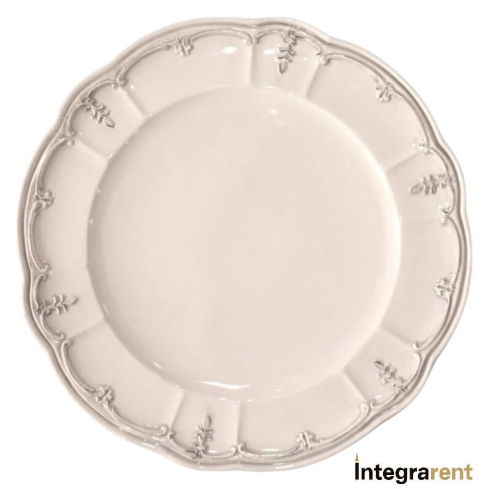 Noleggio Sottopiatto Poesia Crema Patinè Ø cm.32,5