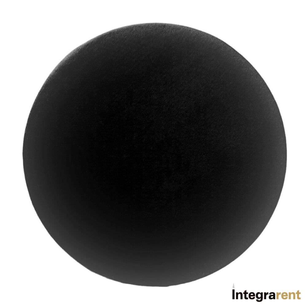 Noleggio Sottopiatto Velvet Nero Ø cm.31