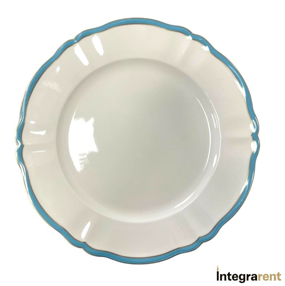 Noleggio Sottopiatto Ducale Sky&Gold Ø cm.33  