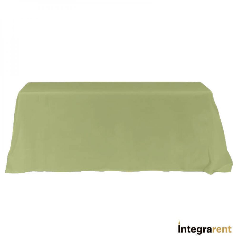 Noleggio tovaglia cotone cm.330x230 - verde oliva per Catering