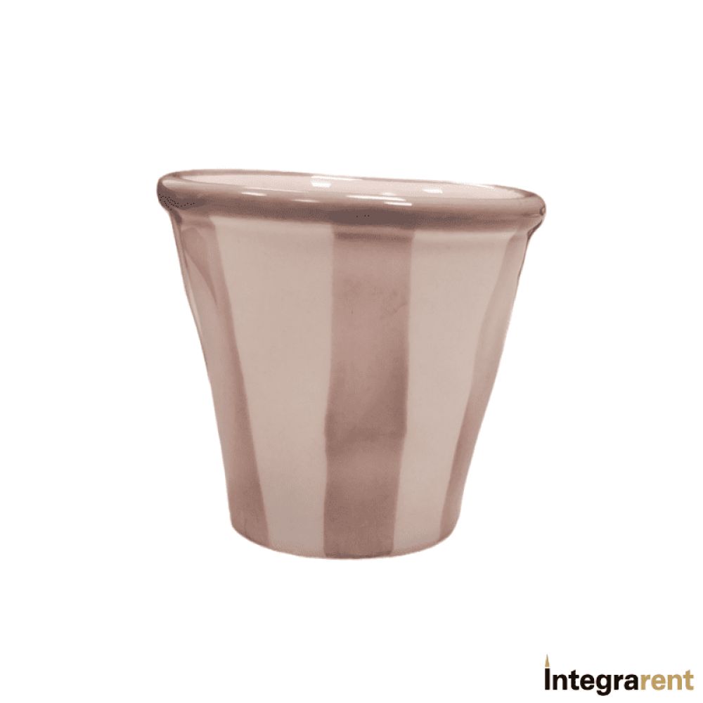 Noleggio Mini Tumbler Tondo Zafferano Stripes cl.7 - Sabbia 