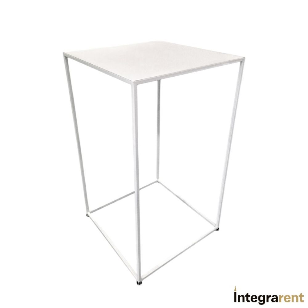 Noleggio Tavolo Mangia In Piedi Industrial Bianco