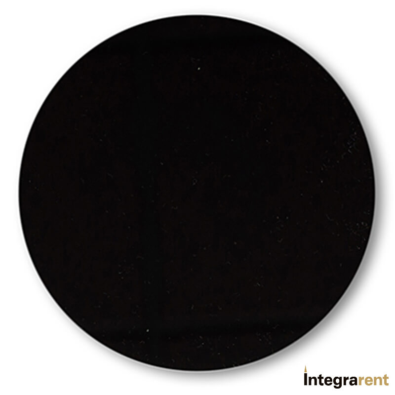 Noleggio Sottopiatto Plexiglass Nero Ø cm.31