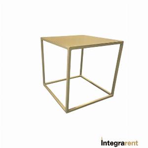 Noleggio Tavolino Industrial Metallo Oro