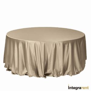 Noleggio Tovaglia Raso/Cotone cm.270x270 Tabacco