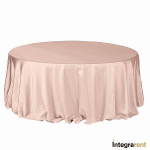 Noleggio Tovaglia Raso/Cotone cm.330x330 Rosa Antico