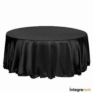 Noleggio Tovaglia Raso/Cotone cm.330x330 Nero