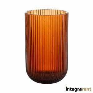 Noleggio Tumbler Vetro Long Drink Amber Groove cl.45