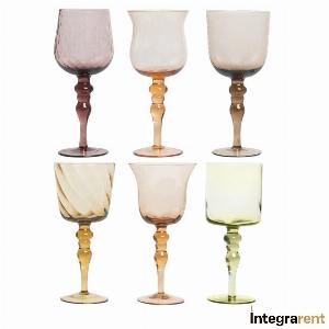 Noleggio Calice Texture Nuance Ambra/Rosa 