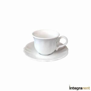 Noleggio Tazza Moka + Piattino Eternity Bianco (28 x conf.)
