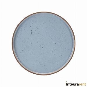 Noleggio Piatto Piano Colored Stone Light Blue Ø cm.21xh.cm.1,5