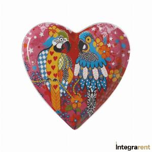 Noleggio Piattino HEARTS Parrots in Love E 