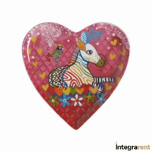 Noleggio Piattino HEARTS Unicorn Ø cm.15,5