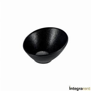 Noleggio Monoporzione Coppetta Stone Nera Obliqua  