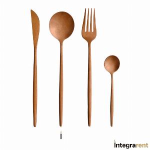 Noleggio Cucchiaio Tavola Satin Vintage Copper  