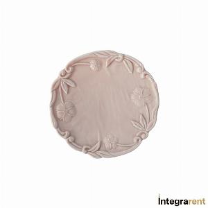 Noleggio Piattino Pane Los Flores Rosa Ø cm.15