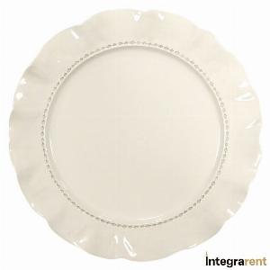 Noleggio Sottopiatto A Jour Crema  Ø cm. 33