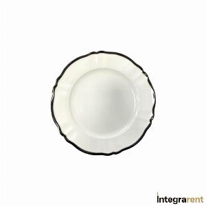 Noleggio Piattino Pane Ducale Black&Gold Ø cm.16 
