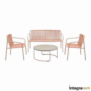 Noleggio Set Tribeca Rosa by Pedrali