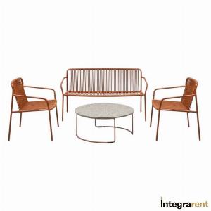 Noleggio Set Tribeca Terracotta by Pedrali