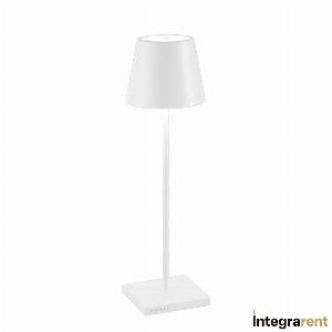 Noleggio Lampada da Tavolo Poldina Bianca