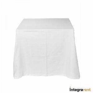 Noleggio Tovaglia Effetto Lino cm.210x210 Bianco
