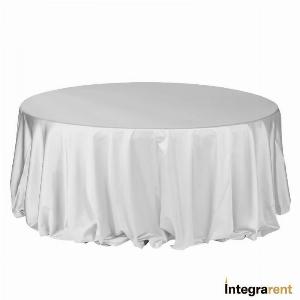 TURSTIN Confezione Da 4 Tovaglie In Raso Argento – 260x147 Cm, Tessuto Liscio E Brillante, Per Matrimoni E Feste