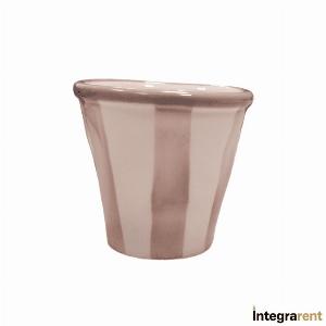 Noleggio Mini Tumbler Tondo Zafferano Stripes cl.7 - Sabbia 