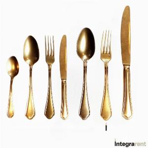 Noleggio Forchetta Tavola Impero Oro