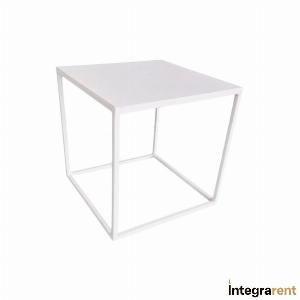 Noleggio Tavolino Industrial Metallo Bianco 