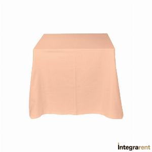 Noleggio Tovaglia Raso/Cotone cm.210x210 - Rosa Pesca