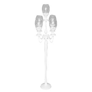 Noleggio Candelabro White 5 Fiamme