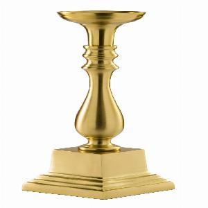 Noleggio Candelabro Style 1 Fiamma h.cm.38,5 Oro Opaco