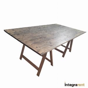 Noleggio Tavolo Rettangolare Legno Foresta Nera cm.200x120