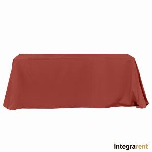 Noleggio Tovaglia Raso/Cotone cm.330x230 Marsala