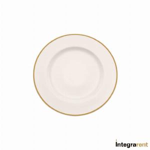 Noleggio Piattino Pane Bone China Filo Oro Ø cm.16