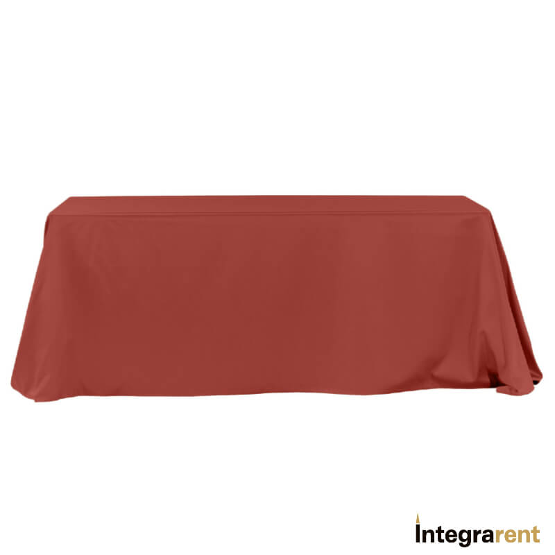 Noleggio Tovaglia Raso/Cotone cm.330x230 Marsala