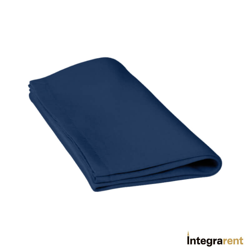 Noleggio tovagliolo raso/cotone cm.50x50 blu per Catering